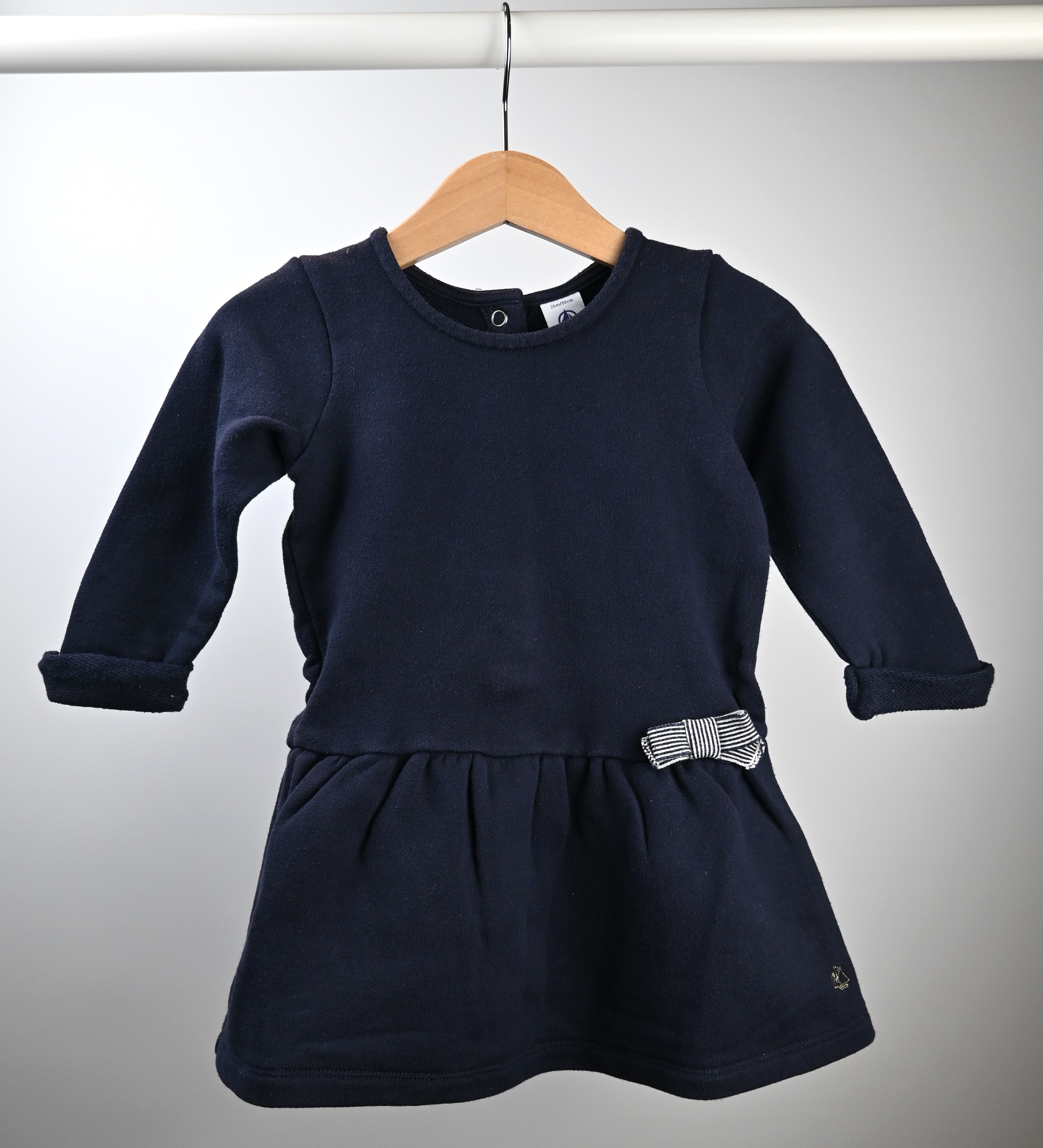 Sweaterkleedje, Petit Bateau, 2 jaar