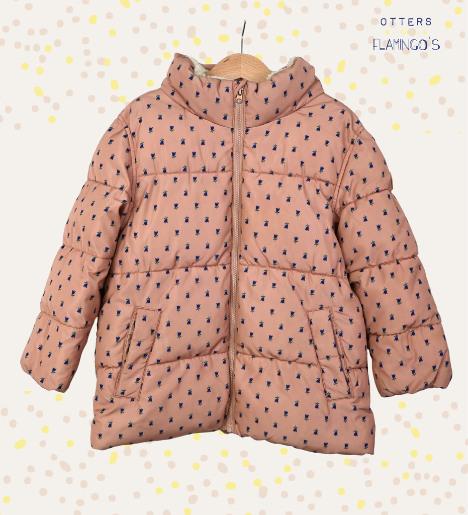 Winterjas en sjaal, Petit Bateau, 5 jaar - PI - 2