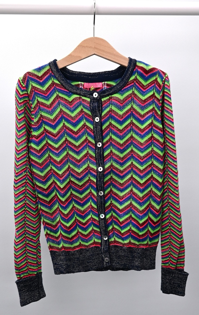 [SRE111] Cardigan, Le Big, maat 7/8 jaar