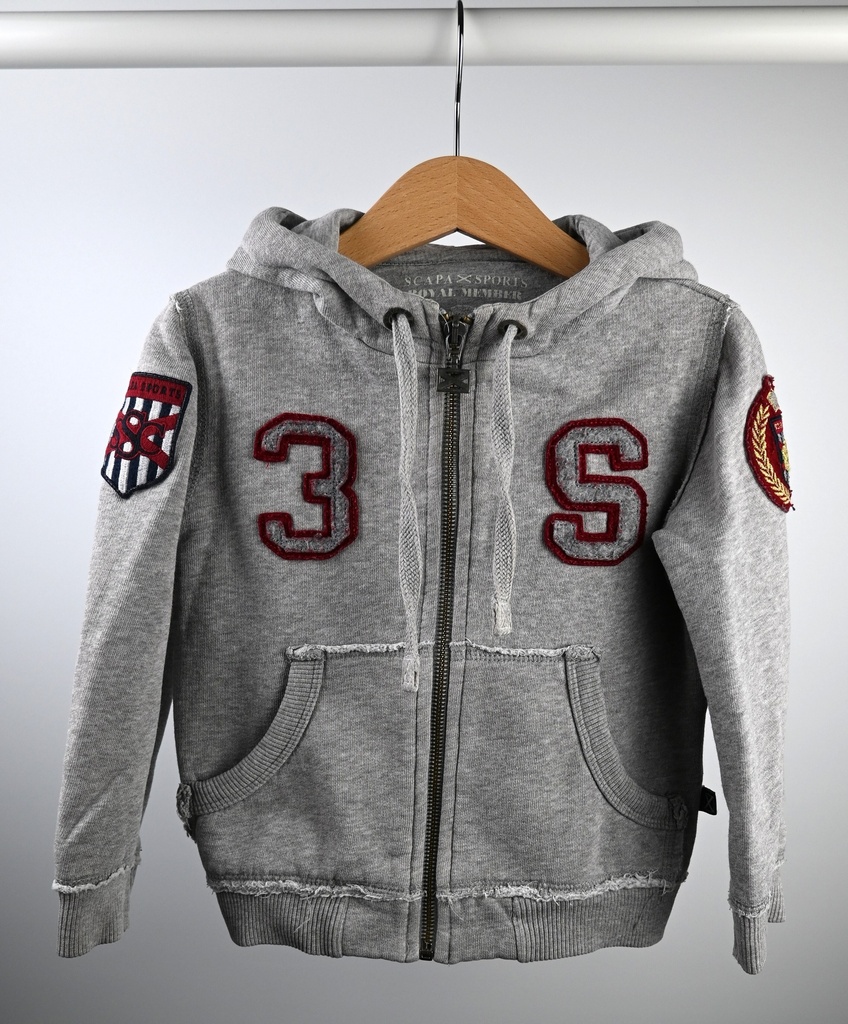 [NDB037] Hoodie met rits, Scapa Sports, 3 jaar (schatting)