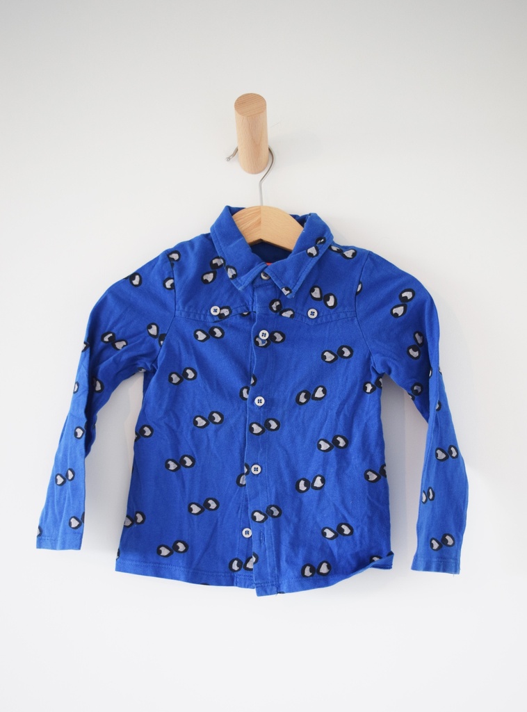 [LDV017] Hemd in T-shirtstof, Fred & Ginger, 2 jaar