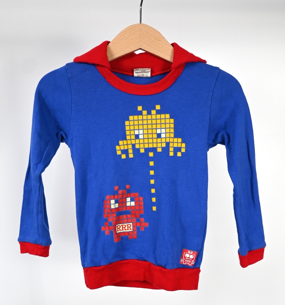 [LBR073] Longsleeve T-shirt, Retro-Rock-and-Robots, 3/4 jaar