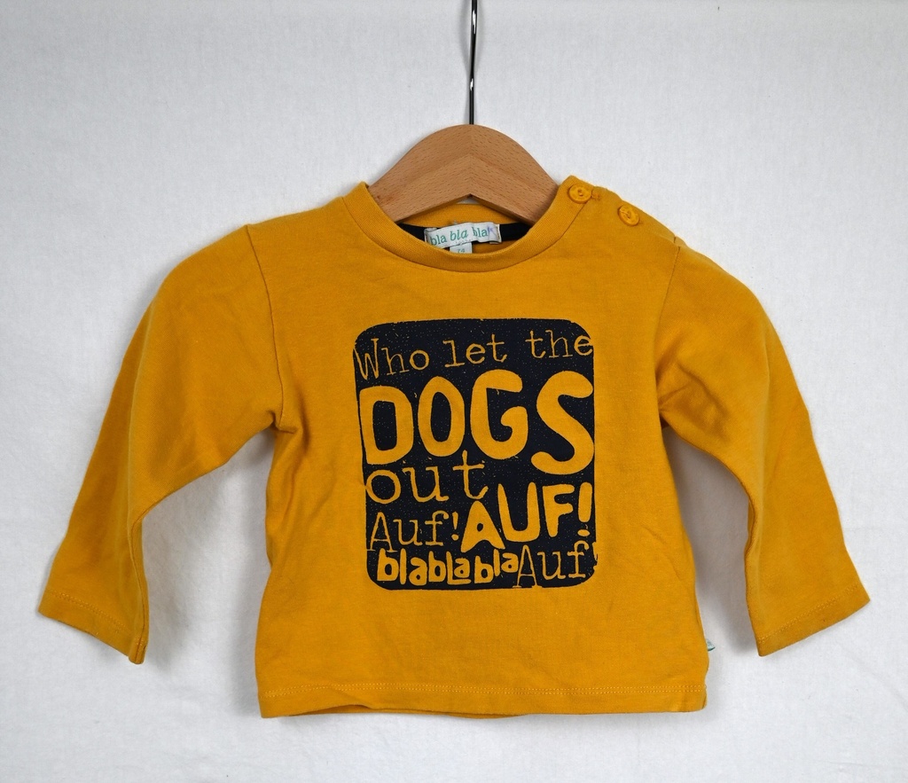 [KVB092] Longsleeve T-shirt, blablabla, 9 maanden