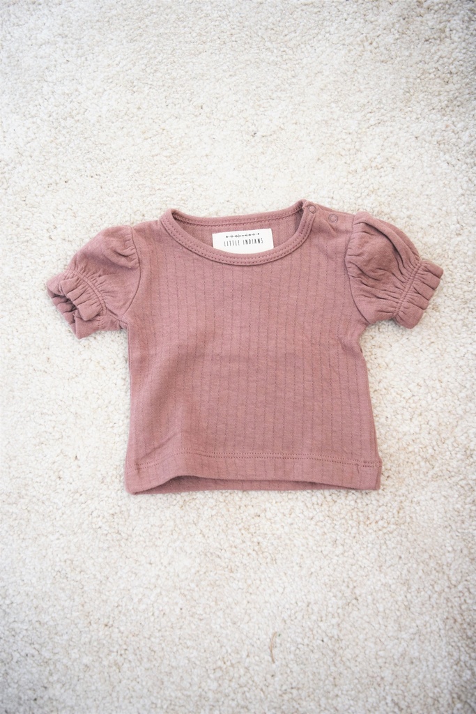 [VOF011] T-shirt, Little Indians, 0-3 maanden