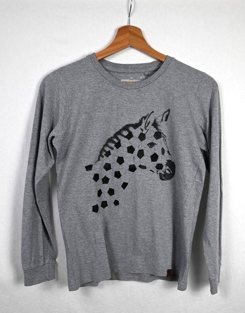 [ELD048] Longsleeve T-shirt, Stones and Bones, 12 jaar