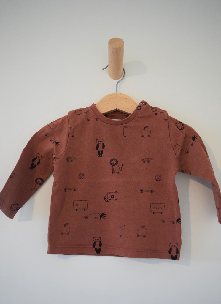 [ECO016] Longsleeve T-shirt, Filou & Friends, 9 maanden