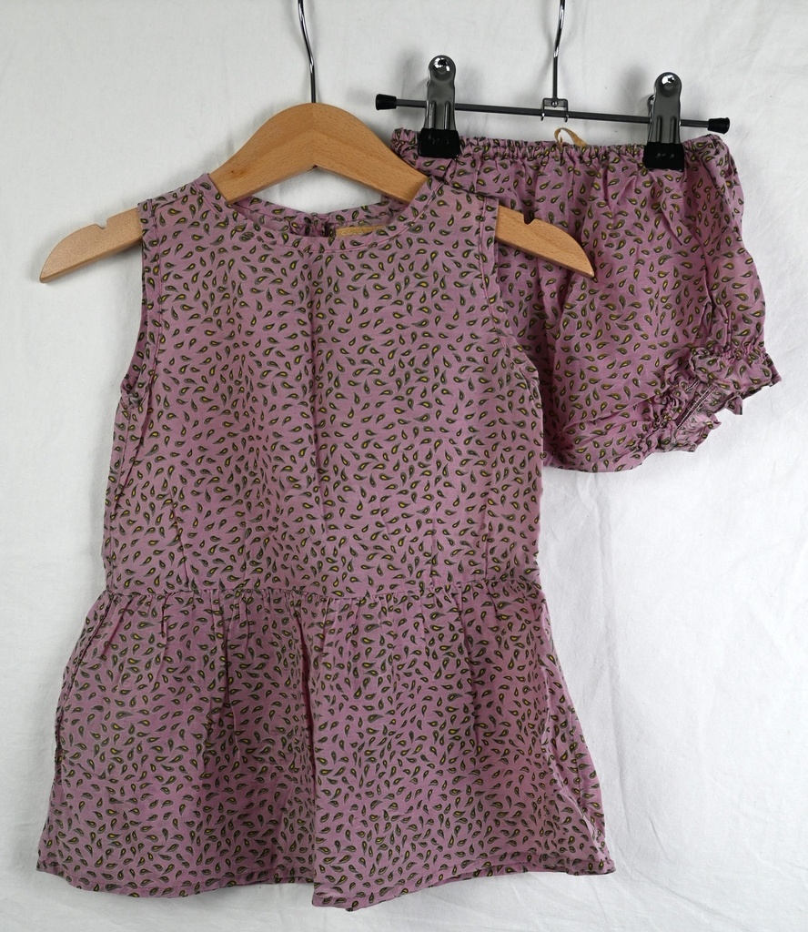 Zomerjurk en pamperbroekje, Gold, 18 maanden