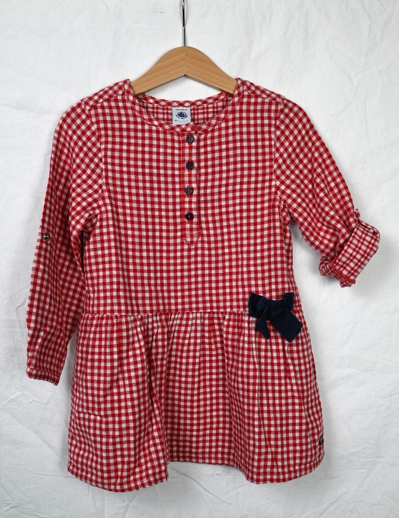 [BLE063] Jurk, Petit Bateau, 4 jaar