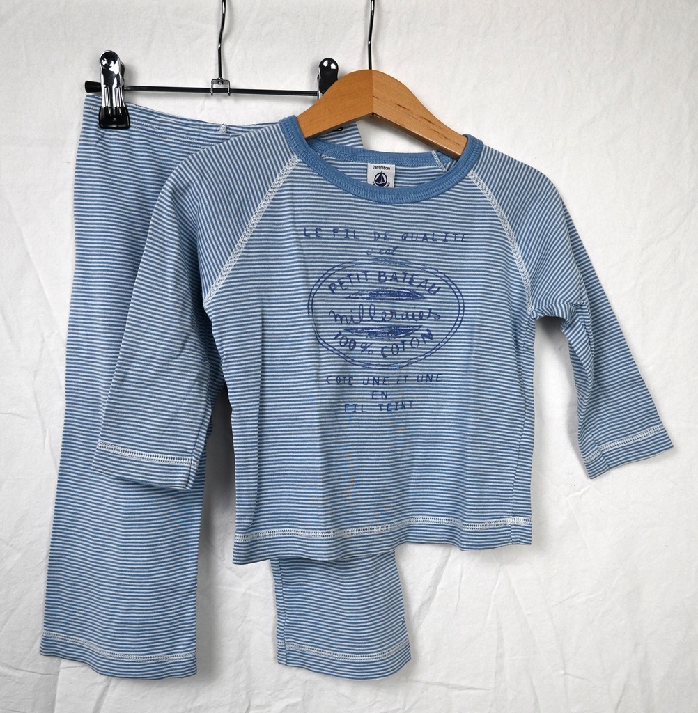 [BLE034] Pyjama, Petit Bateau, 2 jaar