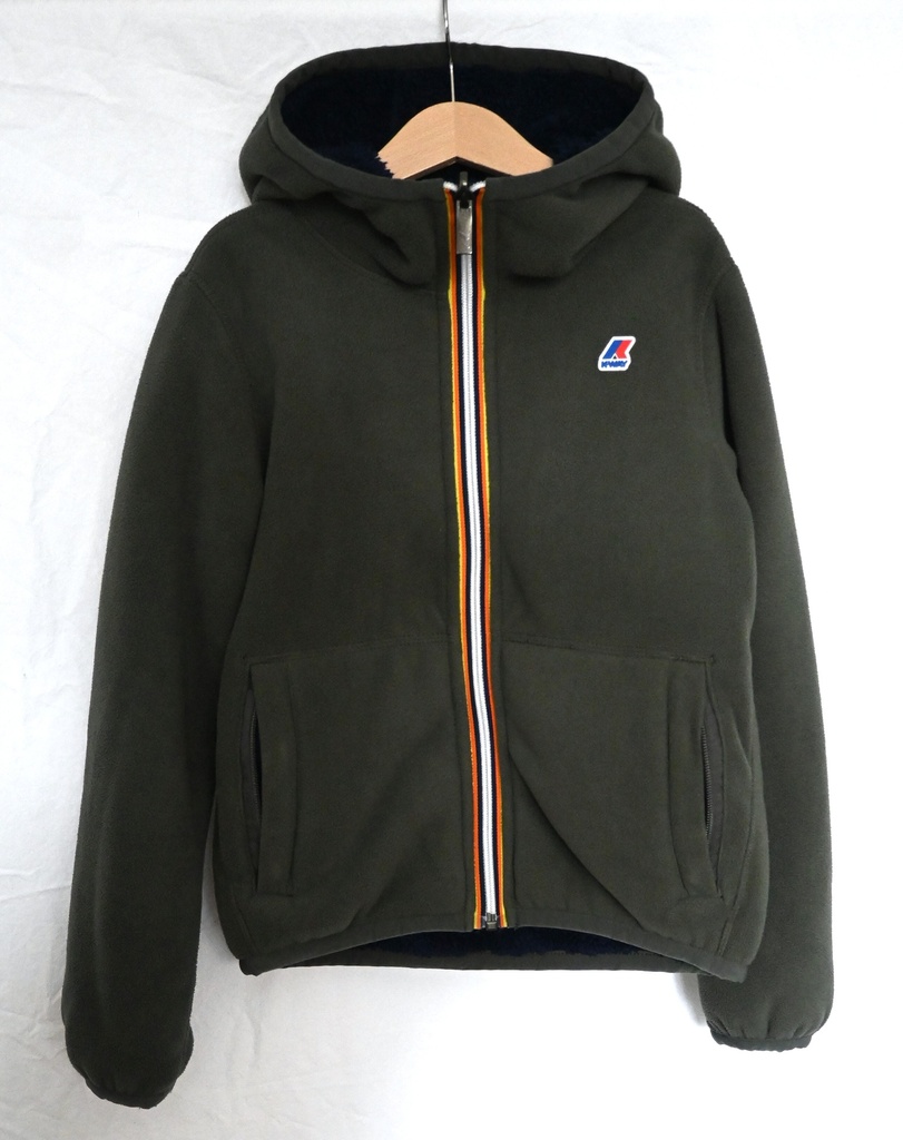 [AWO003] Dubbelzijdige fleecevest, K-Way, 10 jaar