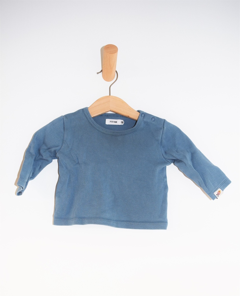 [TPU014] Longsleeve T-shirt, P'tit Filou, 6 maanden