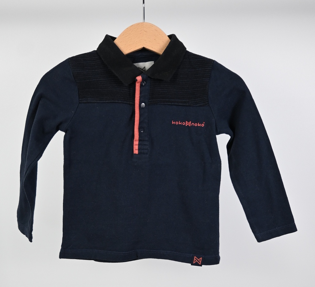 [DRO032] Longsleeve polo, koko noko, 1 jaar