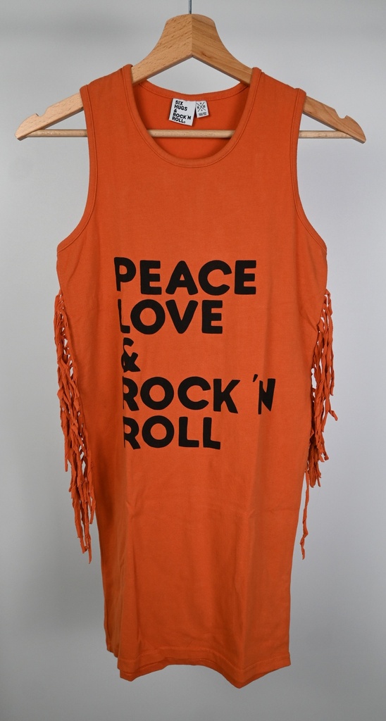 [ANGU019] Jurk, Six Hugs & Rock 'n Roll, 11/12 jaar - Pi