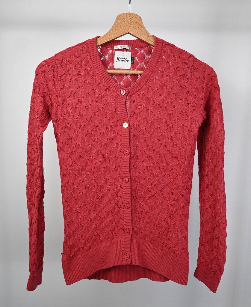 [LEDU018] Cardigan, 4 funky flavours, 11/12 jaar