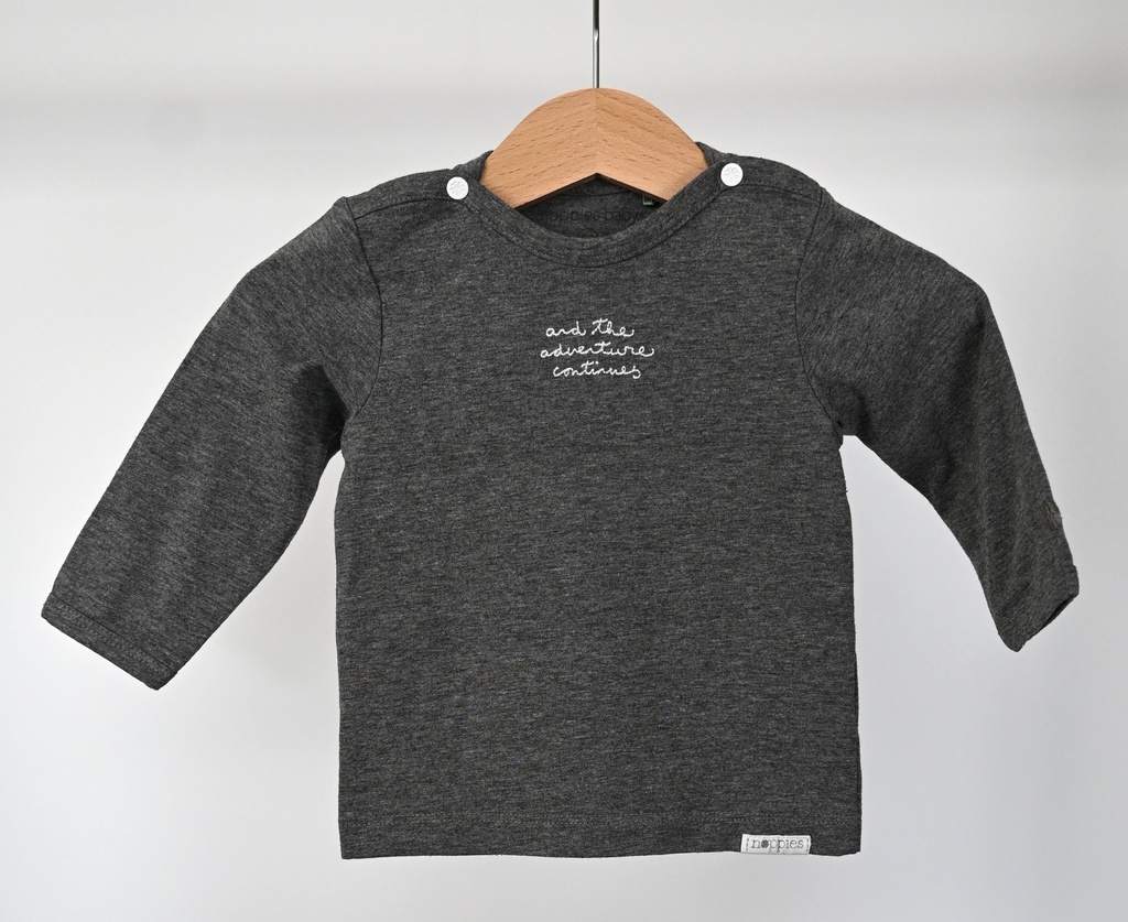[PASM144] Longsleeve T-shirt, noppies, 2/4 maanden