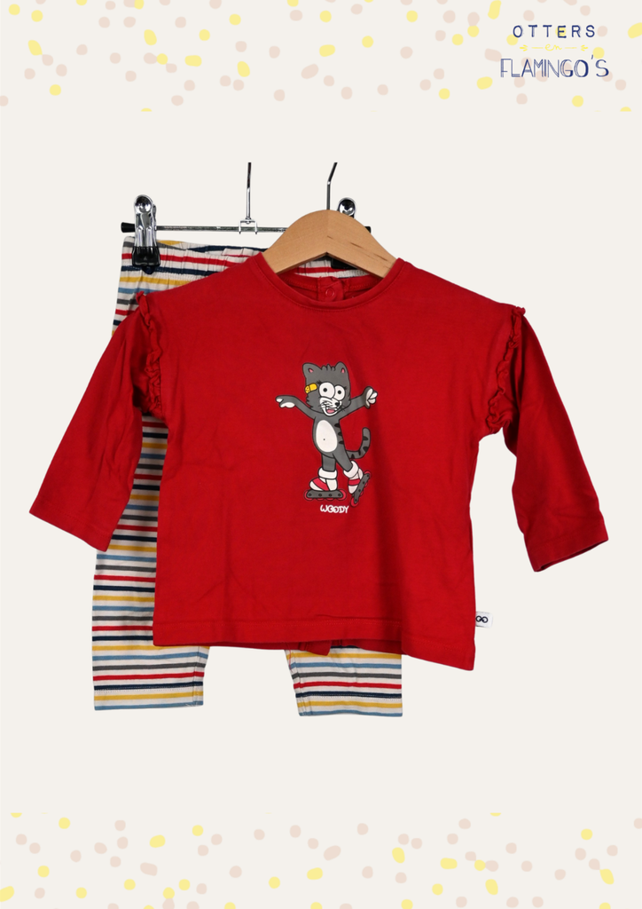 [LNO122] Pyjama, Woody, 1 jaar