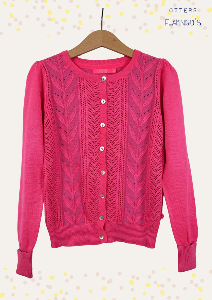 [ELVE056] Cardigan, Le Big, 7/8 jaar