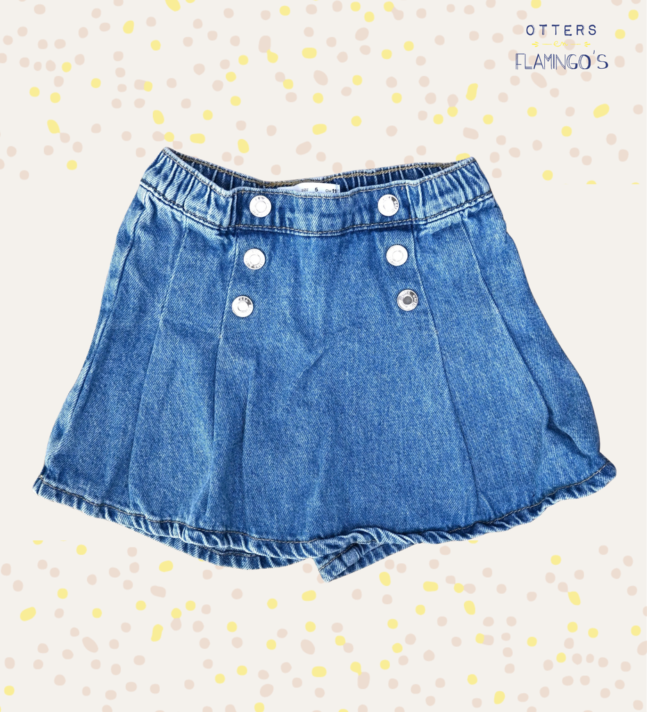 Jeansskort, Zara, 5 jaar