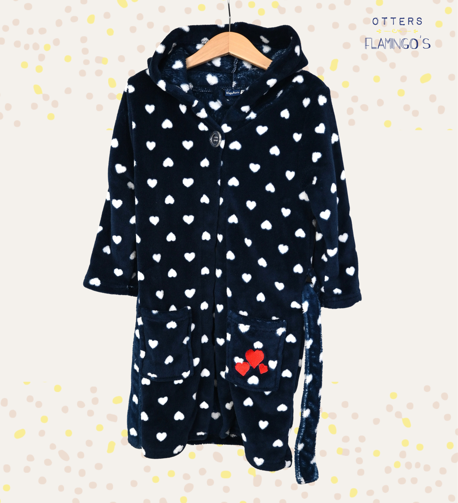 [YMI303] Fleece badjas, Playshoes, 3/4 jaar