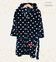 Fleece badjas, Playshoes, 3/4 jaar
