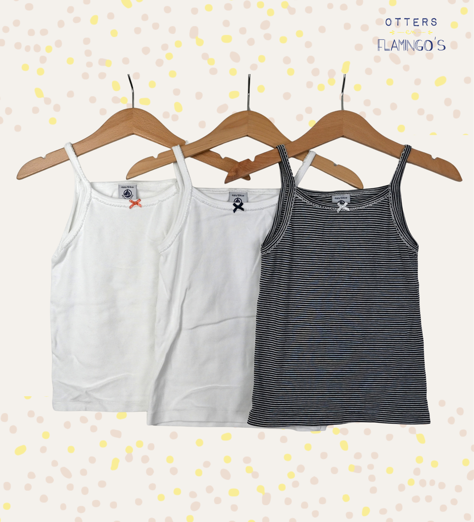Set van 3 onderhemdjes, Petit Bateau, 4 jaar
