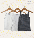 Set van 3 onderhemdjes, Petit Bateau, 4 jaar